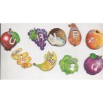 Lot de 9 magnets gervais fruit Lot de 9 magnets gervais fruit
