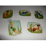 Lot d' autocollants sticker disney panini carrefour  un monde magique  : la f�e clochette