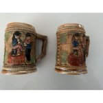 Lot de deux chopes � bretagne �.