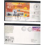 Lot de deux enveloppes premier jour des terres australes et antactiques francaises (taaf) annee 1995 ...