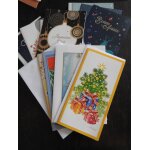 Lot tres joli de 11 cartes de voeux neuves avec enveloppes Lot tres joli de 11 cartes de voeux neuves avec enveloppes