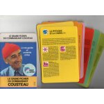 Lot d'une trentaine d'intercalaires le grand fichier du commandant cousteau Lot d'une trentaine d'intercalaires le grand fichier du commandant cousteau