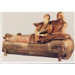 Louvre, d�partement des antiquit�s grecques, etrusques et romaines, sarcophage des epoux, cerveteri n�cropole ...