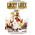 Lucky luke - v�ritable affiche de cin�ma pli�e - format 40x60 cm - de ren� goscinny, morris et pierre ...