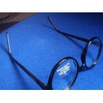 Lunettes coca - cola, montures noires et verres ronds