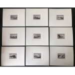 Madagascar 1998 epreuve d'artiste artist proof mi. 2054 - 2062a trains eisenbahn railways tgv shinkansen ...