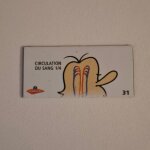 Magnet le gaulois il etait une fois la vie le corps humain l homme no 31 circulation du sang 1 / 4