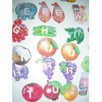 Magnet gervais alphabet fruit orange o
