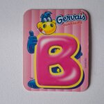 Magnet gervais danone ancienne série grosses lettres en couleur lettre b Magnet gervais danone ancienne série grosses lettres en couleur lettre b