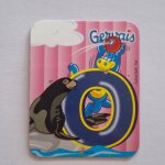Magnet gervais danone lettre o otarie animaux ancienne s�rie lettre alphabet
