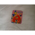 Magnet gervais lettre a comme  anniversaire