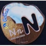 Magnet gervais lettre n noix de coco