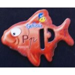 Magnet gervais lettre p poisson