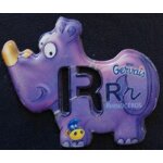 Magnet gervais lettre r rhinoceros Magnet gervais lettre r rhinoceros