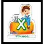 Magnet gervais lettre x xavier