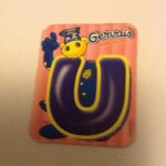 Magnet lettre u gervais