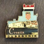 Magnet en métal de la ville de dubrovnik (croatie) 5, 5 x 5, 5 cm Magnet en métal de la ville de dubrovnik (croatie) 5, 5 x 5, 5 cm