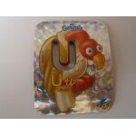 Magnet s�rie brillante danone petit gervais magnet alphabet lettre u urubu pochoir
