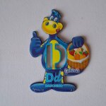 Magnet s�rie fruit l�gume pochoir danone gervais alphabet lettre d danonino