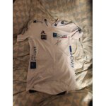 Maillot blanc d�dicac� par bernard hinault