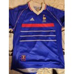Maillot equipe de france 98 dédicacé par bernard diomède Maillot equipe de france 98 dédicacé par bernard diomède