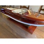 Maquette de bateau, riva, aquarama, 90 cm comme neuf dans sa bo�te