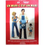 Un mari c'est un mari - v�ritable affiche de cin�ma pli�e - format 40x60 cm - de serge friedman avec ...