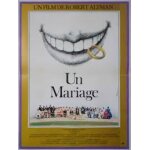 Un mariage - affiche originale française, grand format, du film de robert altman 1978 / 1979 Un mariage - affiche originale française, grand format, du film de robert altman 1978 / 1979