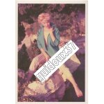 Marilyn monroe - chemisier bleu photo baron 1954