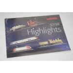 Marklin 1997 1998 hihlights - 32 pages de locomotive wagon etc. . . - (s023)