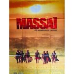 Massai, les guerriers de la pluie - v�ritable affiche de cin�ma pli�e - format 120x160 cm - de pascal ...