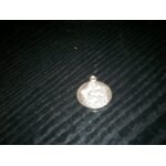 M�daille ancienne en m�tal saint christophe marchant