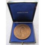M�daille en bronze - notariat fran�ais caisse des d�p�ts - henry fran�ois d'aguesseau - mauviel - monnaie ...