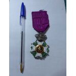 Medaille de chevalier de l'ordre de leopold avec ruban - belgique - belge