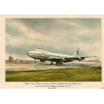 Menu / pan am / jet clipper boeing b 747, 1970