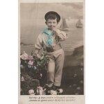 Par mer , je vous envois un bouquet , un baiser , j'aurais un grand plaisir de les voir accepter