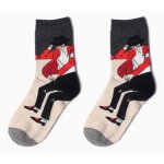 Michael jackson - paire de chaussettes ( neuf )   t. 36 - 40   chaussures chaussons socks