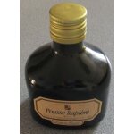 Mignonette vide de pousse rapire du chateau montluc - forme trapue, verre trs fonc - base 8x7cm - ...