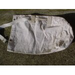 Militaria sac paquetage blanc marine orne de dessins faits main a l'encre Militaria sac paquetage blanc marine orne de dessins faits main a l'encre