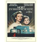 Mini affichette de cin�ma  mort un dimanche de pluie  film de jo�l santoni de 1986