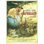 Mini affichette de film  l'africain  film de philippe de broca de 1983