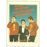 Mini affichette de film  attention une femme peut en cacher une autre  film de georges lautner de 1983 ...