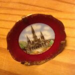 Mini assiette deco lourdes porcelaine de limoge Mini assiette deco lourdes porcelaine de limoge