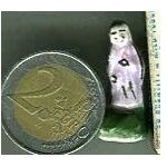 Mini f�ve - cr�che : personnage - socle vert