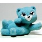 Mini figurine chat bleu - série animaux en feutrine (kinder 2013) Mini figurine chat bleu - série animaux en feutrine (kinder 2013)