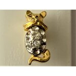 Mini pins bijoux strasses animaux souris