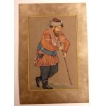 Miniature indienne - peinture persane - oeuvre d'art - inde - oriental