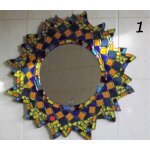 Miroir artisanal unique mosaique
