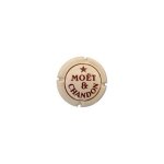 Mo�t & chandon - capsule de champagne creme et marron