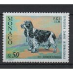 Monaco 1971: timbre n 862 sur l'exposition canine internationale de monte carlo.